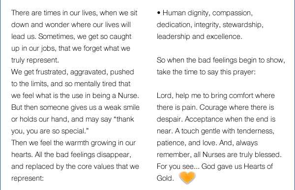 On behalf of Attention Plus Care, we appreciate all of your hard work that you do every day in the nursing profession.